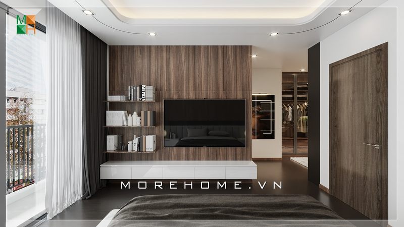 Mẫu thiết kế nội thất phòng ngủ chung cư, nhà phố, biệt thự đẹp sang trọng mang phong cách hiện đại